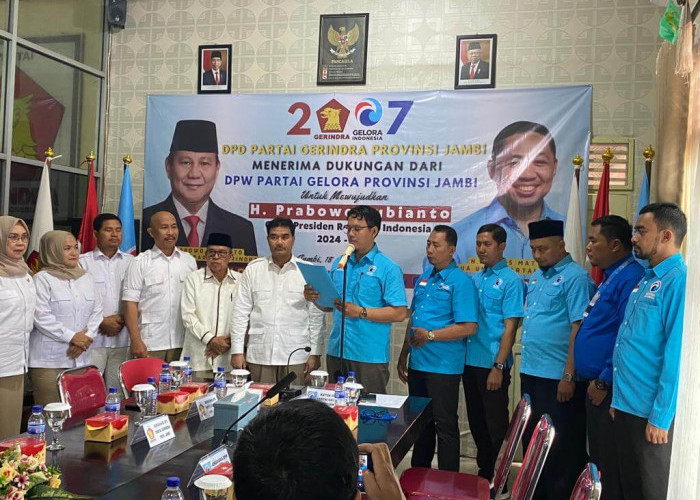 Silaturahmi ke DPW Partai Gerindra, DPW Partai Gelora Komit Dukung Prabowo sebagai Bacapres