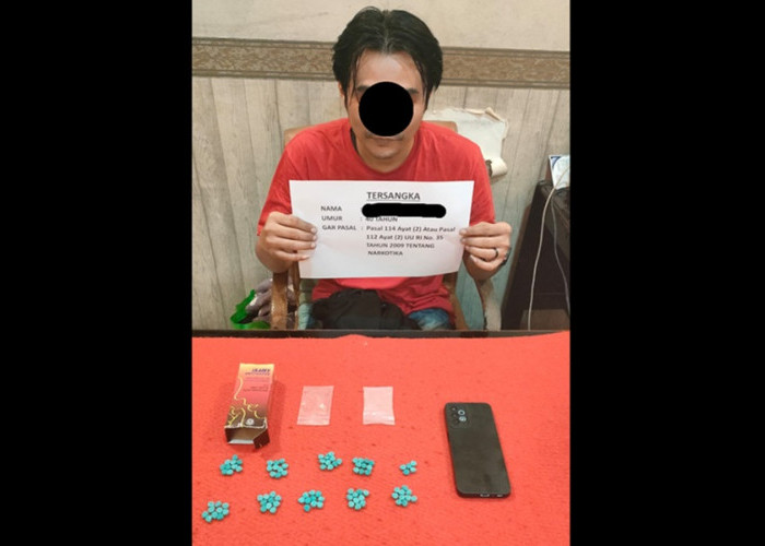 Waduh! Pecatan PNS Ditangkap Satresnarkoba Polresta Jambi Gegara Kedapatan Bawa 95 Butir Pil Ekstasi