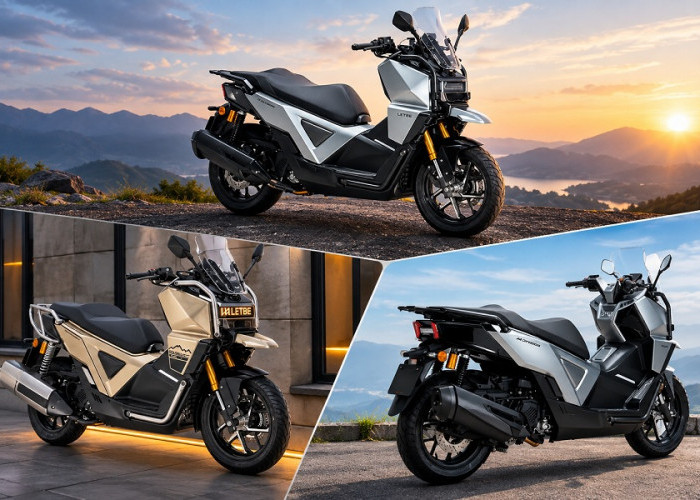 Tantang Honda ADV350, Skutik Adventure Letbe Nomad 350 Hadirkan Fitur Lampu Depan yang Bisa Didekorasi