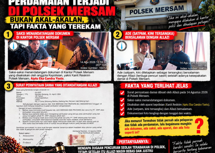 Tiga Satpam Jadi Tersangka Setelah Menangkap Orang Diduga Mencuri Sawit, Sidang Ungkap Perdamaian di Polisi