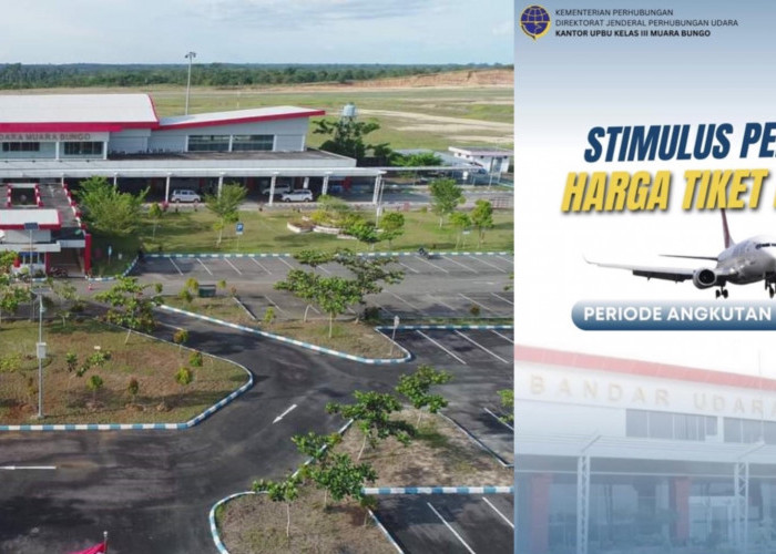 Diskon Tiket Pesawat Lebaran 2026 Berlaku, Tiket Pesawat Mudik 2026 dari Bandara Muara Bungo Diskon hingga 18%