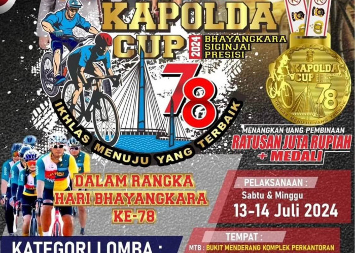 Yuk Ikuti Lomba Sepeda Kapolda Cup 2024, Total Hadiah Hingga Ratusan Juta