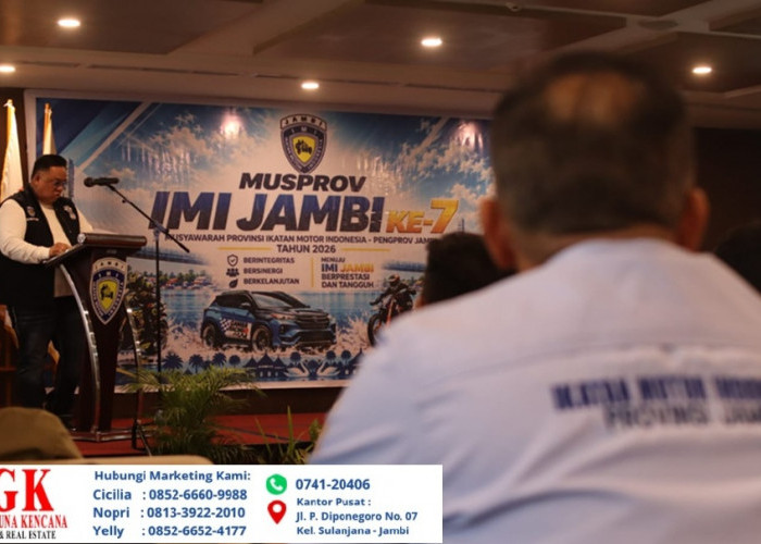 Suasana Mendadak Haru di Musprov IMI Jambi, Guntur Muchtar Bergetar Saat Sampaikan Pesan Ini