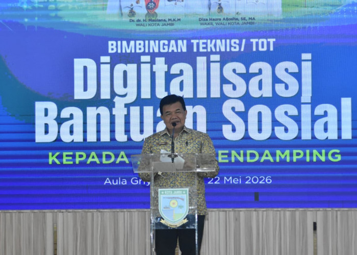 Terpilih Sebagai Pilot Project Digitalisasi Bantuan Sosial, Pemkot Jambi Gelar Bimtek Terhadap Para Pendamping