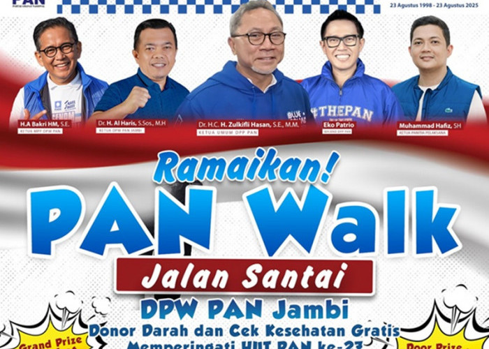 Duh! PAN Walk di Jambi Ditunda Sementara