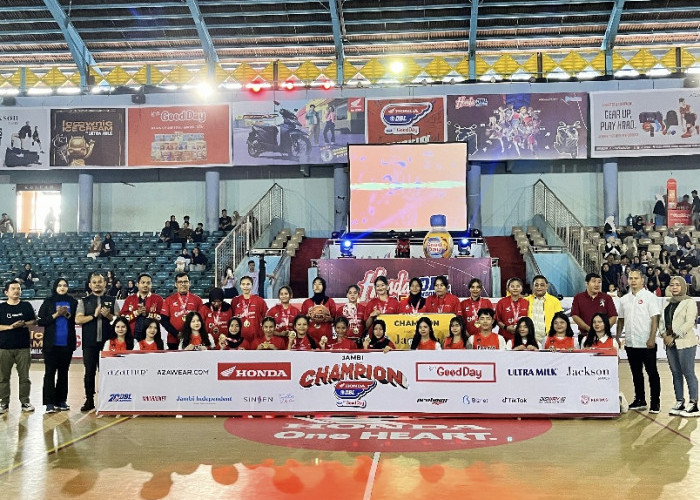 Juara Lagi, Putri SMAN 5 Kota Jambi Tumbangkan Netco