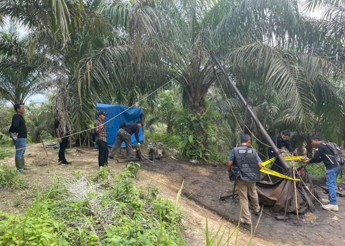 Polisi dan Denpom Tertibkan 20 Sumur Minyak Ilegal di Kabupaten Batanghari 