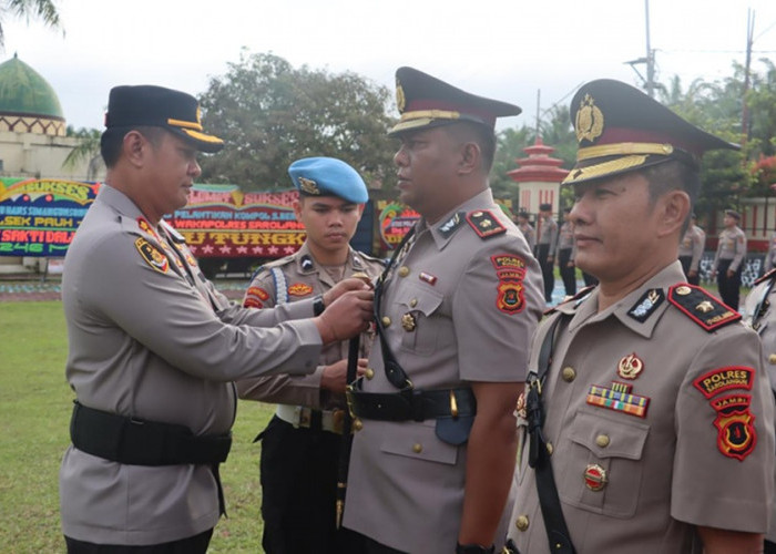 Mutasi Polri! Wakapolres hingga 4 Kapolsek Berganti, Ini Nama-nama Pejabat Baru di Polres Sarolangun