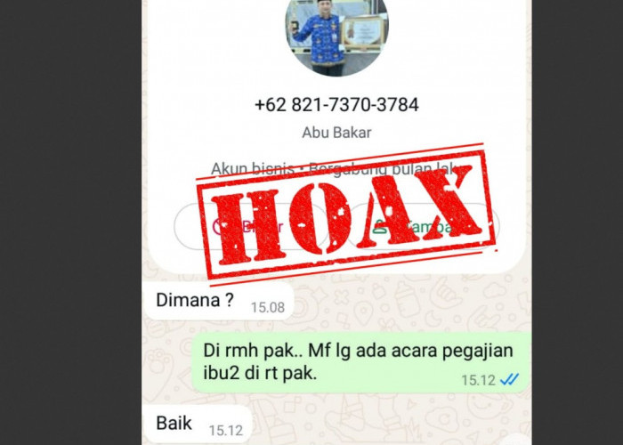 HOAX! Ada Akun WA Mengatasnamakan Kadis Kominfo Kota Jambi