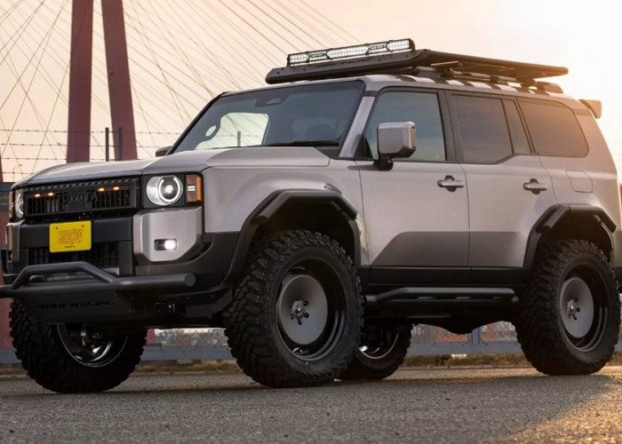 Bikin G-Wagen Minder! Land Cruiser Ini Menjulang Bak Truk Tonka Raksasa, Tingginya Bikin Melongo