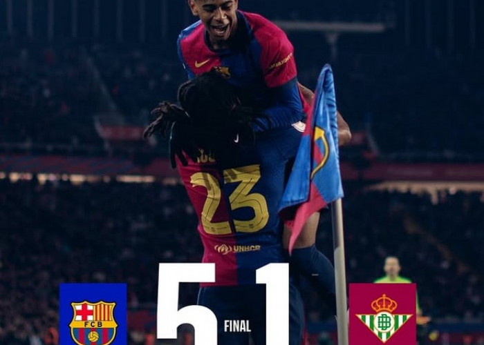 Barcelona Melaju ke Perempat Final Copa del Rey Usai Hancurkan Real Betis 5-1