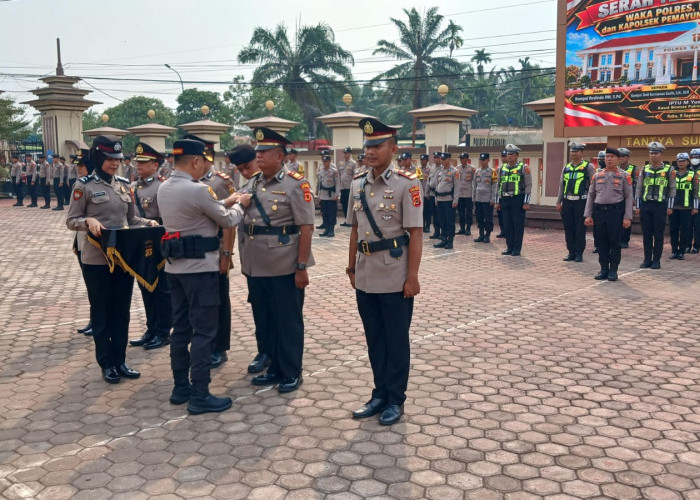  Pimpin Sertijab, Kapolres Batang Hari AKBP Arya Tesa: Wujudkan Pelayanan Presisi