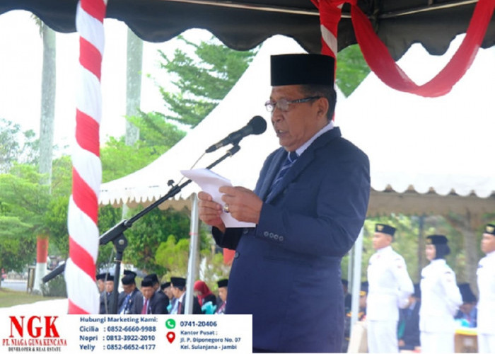 Wagub Jambi Abdullah Sani Pimpin Upacara Sumpah Pemuda ke-98, Tekankan Patriotisme dan Empati
