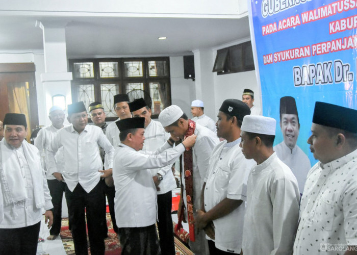 Dihadiri Gubernur Jambi Al Haris, 235 Jamaah Haji Asal Sarolangun Diberangkatkan