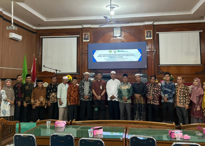 BPJS Ketenagakerjaan Sosialisasi ke Pengurus Masjid se Kabupaten Merangin, Bahas Program Jaminan Sosial