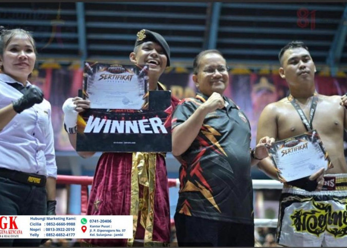 Maulana Dukung Kapolda Fighter Match Jambi, Ajak Anak Muda Salurkan Energi Lewat Olahraga