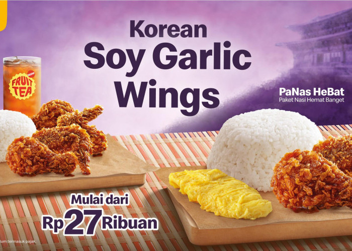 Buruan, McD Berikan Promo Korean Soy Garlic Wings Hari ini, Mulai Rp 27 Ribuan
