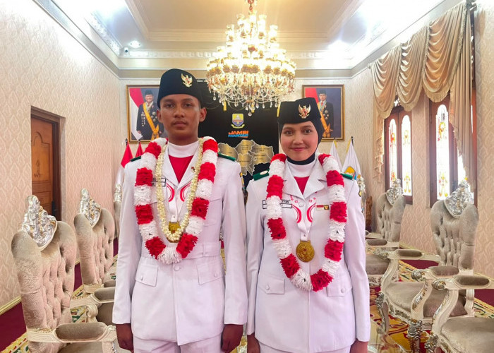Dua Anak Jambi yang Menjejak Istana Merdeka sebagai Paskibraka Nasional