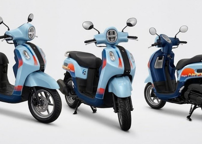 Yamaha Rilis Fazzio Sunset Blue Berkonsep Retro Summer, Tampil Makin Modis untuk Anak Muda