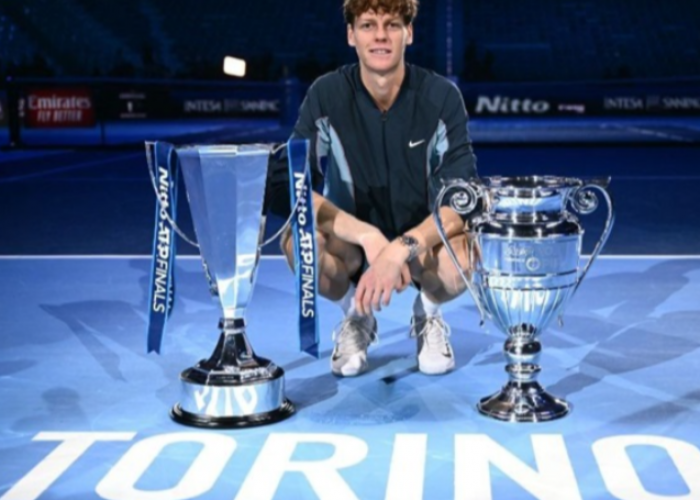 Jannik Sinner Membuat Sejarah, Sebagai Petenis Kelahiran Italia Yang Menjuarai ATP Finals