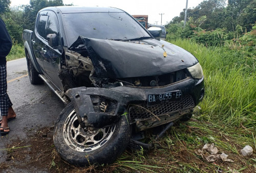 Kecelakaan Beruntun di Jalan Lintas Bungo-Jambi KM 05, Satu Orang Tewas