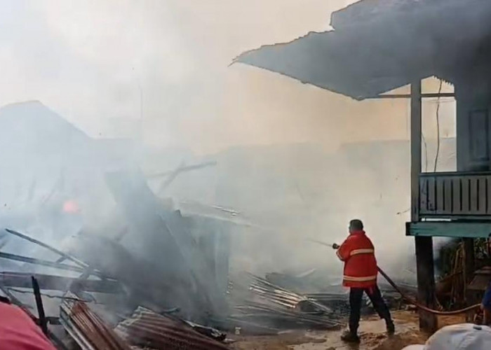 Satu Rumah di Kumpeh Ulu Muaro Jambi Terbakar, Tak ada Korban Jiwa