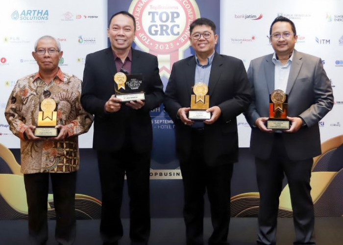 Jasa Raharja Kembali Borong 4 Penghargaan di Ajang TOP GRC Awards 2023