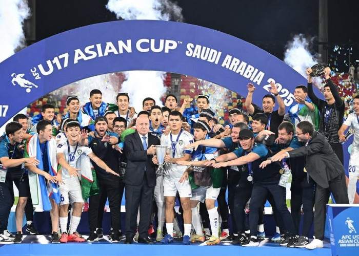  Bantai Tuan Rumah, Uzbekistan Juara Piala Asia U-17 2025 di Tengah Drama Dua Kartu Merah