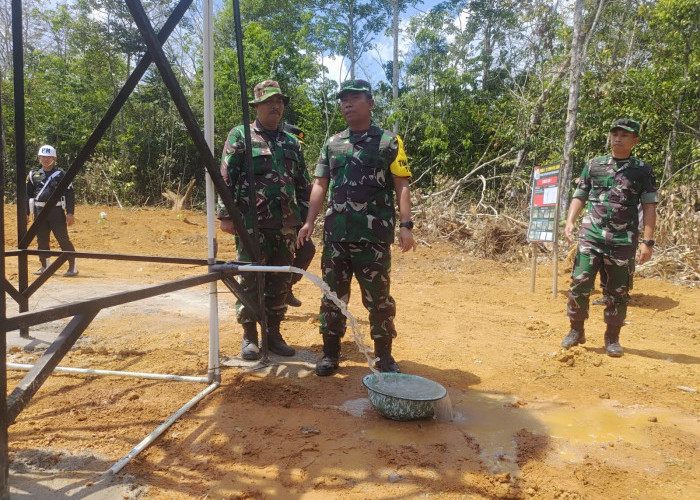 Ketua Tim Wasev Apresiasi dan Puji Kinerja Satgas TMMD Kodim 0415/Jambi