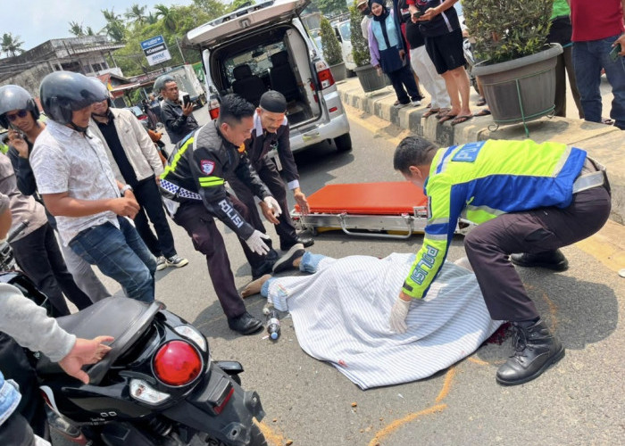 Tabrak Pejalan Kaki di Paal Lima Jambi, Pengendara Scoopy Meninggal Dunia