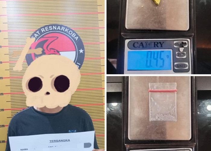 Digerebek di Kamar Kos Jambi, Pria 23 Tahun Simpan Sabu dan Pil Ekstasi Mario Bros