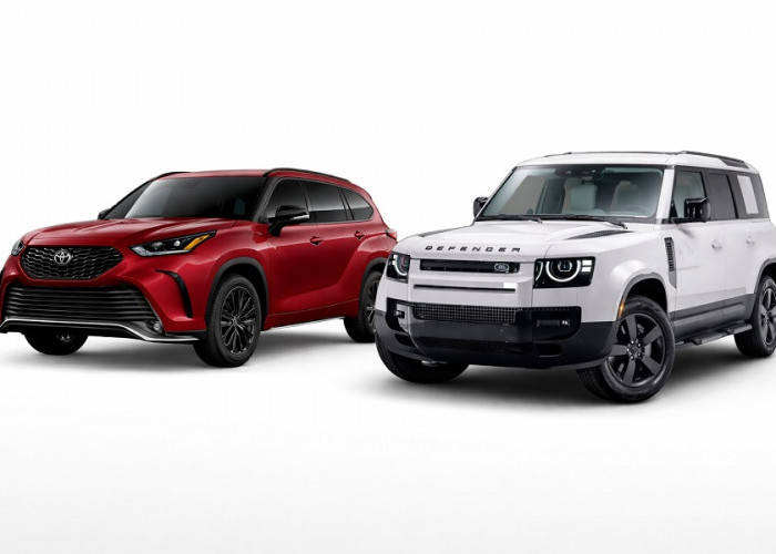 Defender 2026 vs Highlander 2026, Hadir Bersamaan, Defender Gagah Off-Road, Highlander Modern Hybrid