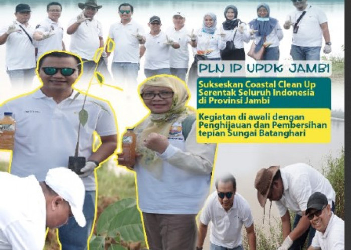 PT. PLN Indonesia Power UPDK Jambi, Sukseskan Coastal Clean Up di Provinsi Jambi
