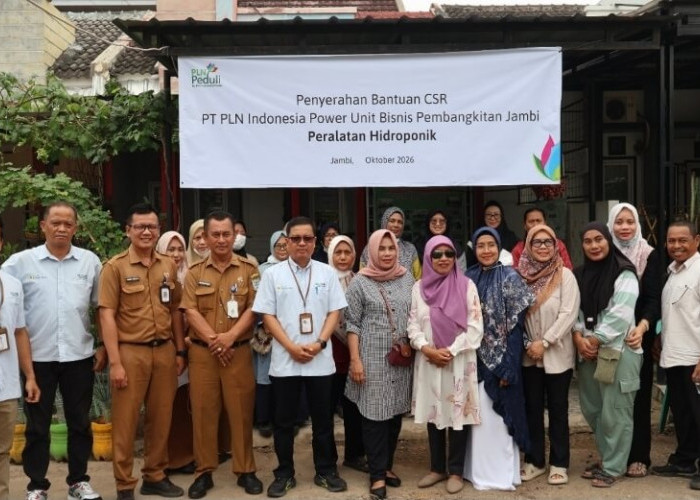 Perkuat Kemandirian Pangan dan Ekonomi Perempuan, PT PLN Indonesia Power UBP Jambi Dukung KWT Parma Organik