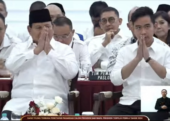 Prabowo-Gibran Hadiri Rapat Pleno di KPU untuk Penetapan Presiden-Wapres Terpilih