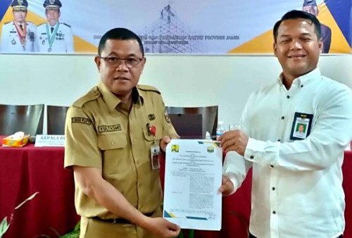 Dinas PUPR Muaro Jambi Tandatangani KSO dengan Kepala Balai Jasa Konstruksi Wilayah II Palembang