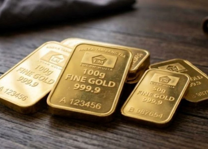 Kabar Terbaru! Harga Emas Antam Turun ke Rp2,645 Juta per Gram Pagi Ini
