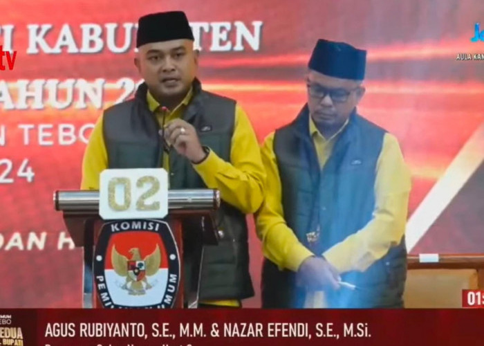 Unggul Pilbup Tebo di Pilkada 2024, Simak Perolehan Suara Agus-Nazar di Setiap Kecamatan