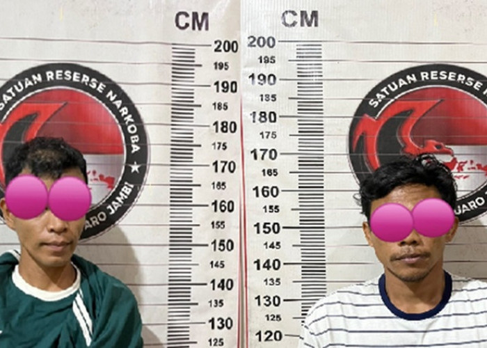 Terbongkar! Peredaran Sabu di Sungai Duren Berujung Penangkapan Dua Pria, 5,9 Gram Disita Polres Muaro Jambi