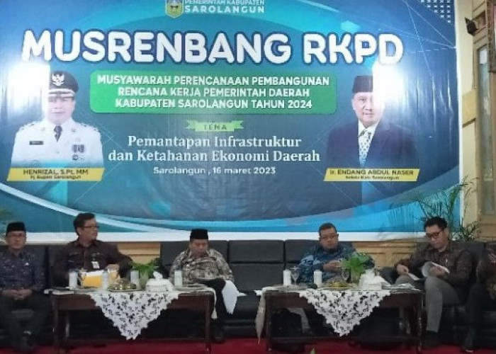 Musrenbang RKPD Kabupaten Sarolangun  Berlangsung Sukses