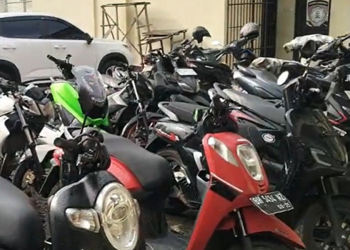 Ini Daftar Sepeda Motor Hasil Curian yang Diamankan Polresta Jambi! Siapa Tahu Kendaraan Kamu Ada di Sini