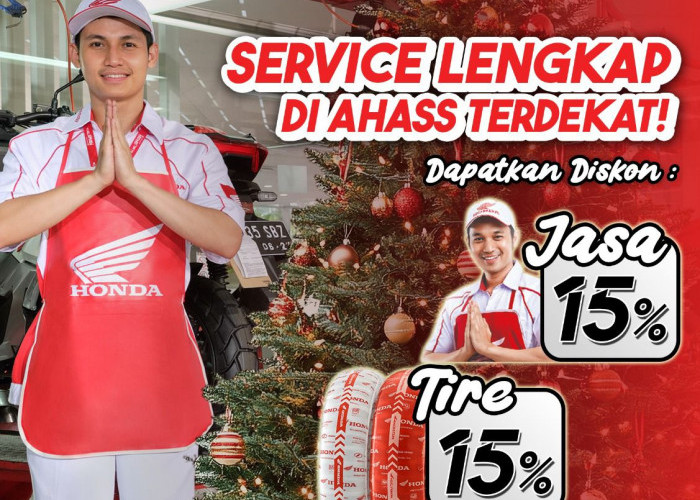 Sambut Natal dan Tahun Baru, Honda Jambi Gelar Promo Service Besar-Besaran di seluruh jaringan AHASS