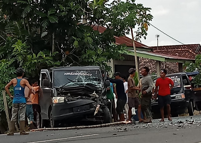 Kecelakaan Beruntun di Jalan Lintas Timur Jambi-Pekanbaru, 2 Orang Luka-luka