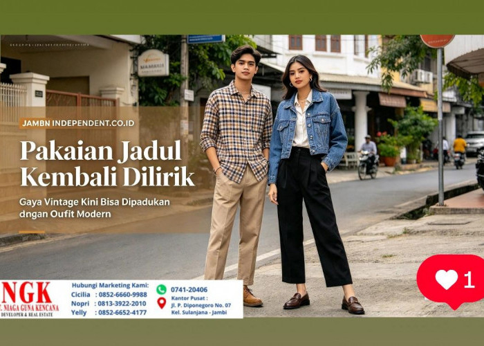 Pakaian Jadul Kembali Dilirik, Gaya Vintage Kini Bisa Dipadukan dengan Outfit Modern
