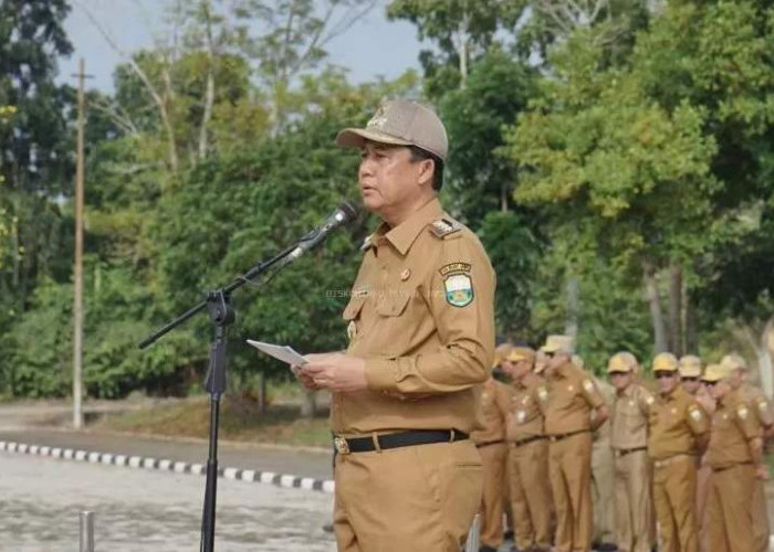 Bupati Muaro Jambi Pimpin Apel Gabungan Perdana, Tekankan Profesionalisme dan Pelayanan Prima!