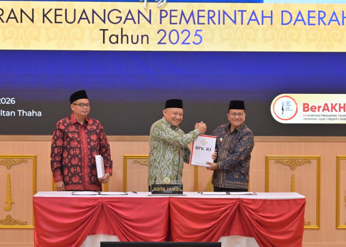 Pemkot Jambi Pertahankan WTP, Raih Predikat ke-10 Berturut-turut
