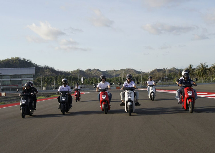 Perdana, Motor Listrik Honda Resmi Dukung MotoGP Mandalika