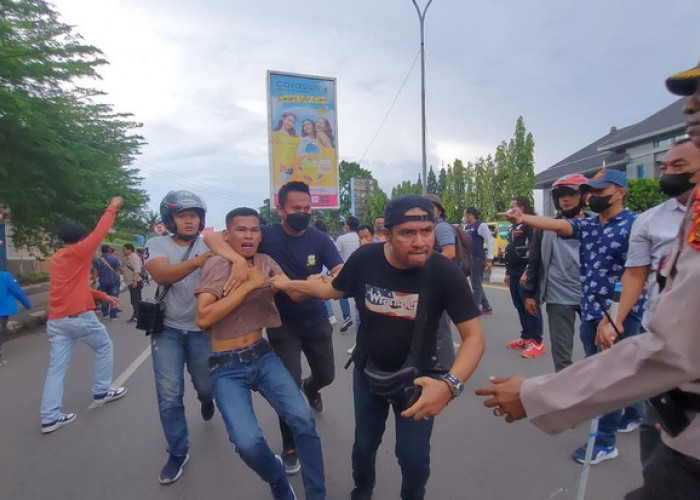 Di Palembang, 26 Pendemo Tolak Kenaikan Harga BBM Diamankan Polisi