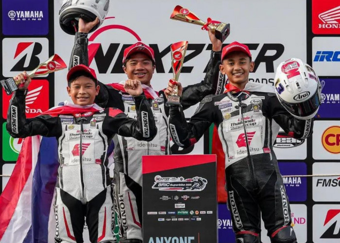 Melaju Kencang, Pebalap Binaan Astra Honda Kibarkan Merah Putih di Thailand dan Italia