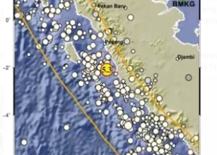 BREAKING NEWS: Gempa Pesisir Selatan, Sumbar Terasa Hingga Kerinci 